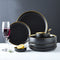 Black Tableware Set