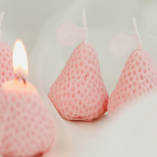 Strawberry Candle Set