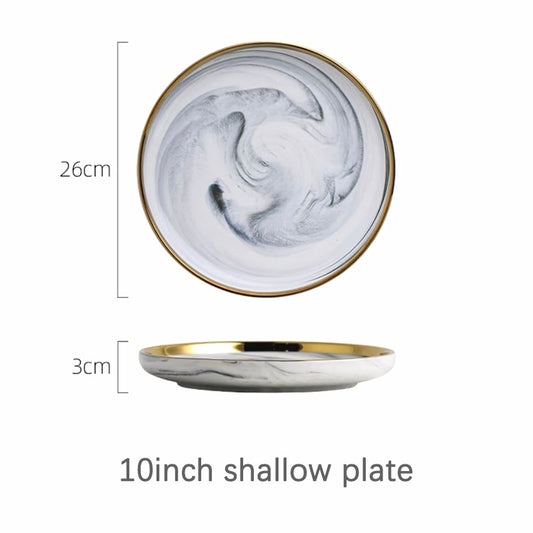 Marble Dinnerware Set