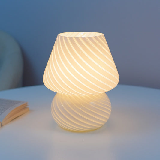 Glass Bedside Lamp