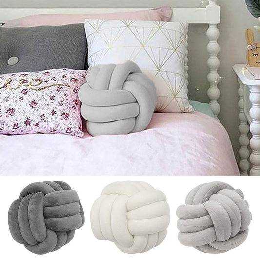 Nordic Ball Knot Cushion